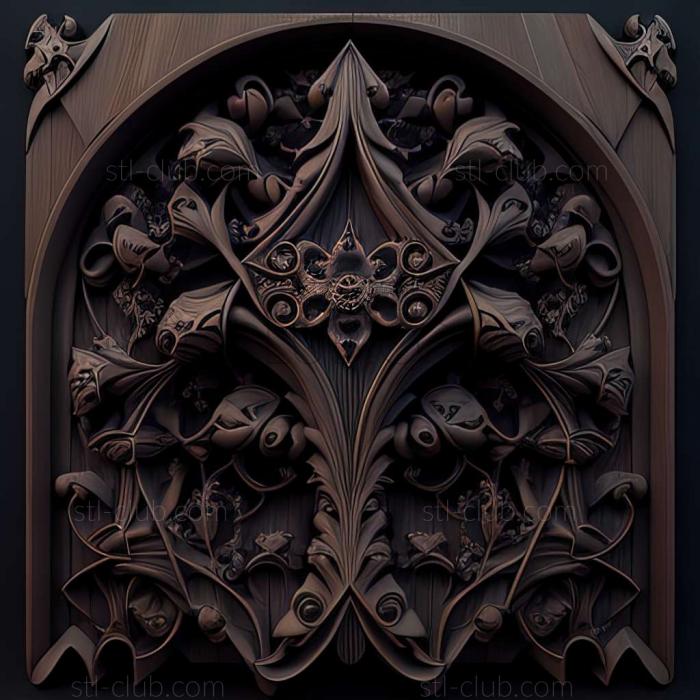 3D model Gothic (STL)